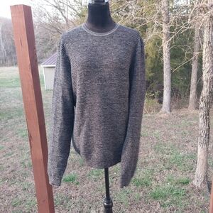 Monte Rosso Dark Gray Crewneck Sweater